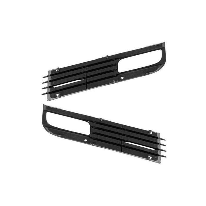 2x Front Bumper Fog Light Grille Covers For Audi A8 4E D3 Facelift 2008-2010 LR