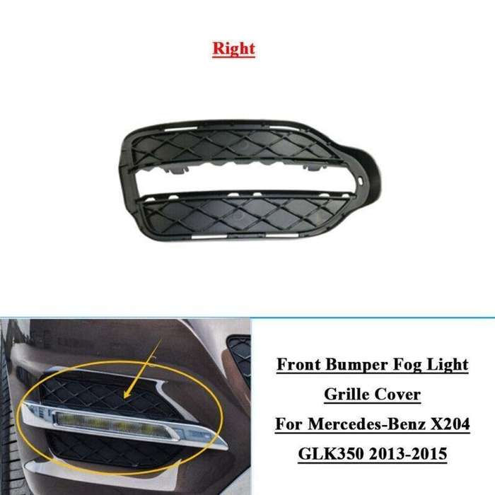 Front Bumper Fog Light Grille Cover For Mercedes-Benz X204 GLK350 2013-15 Right