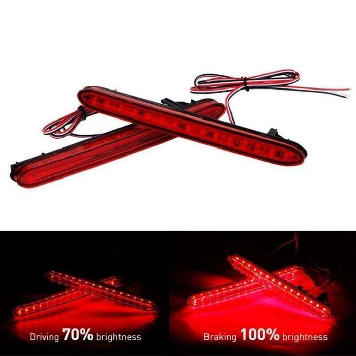 Rear Bumper Reflector Light LED Brake For Honda CRV For Acura TSX 2004 2005-2008