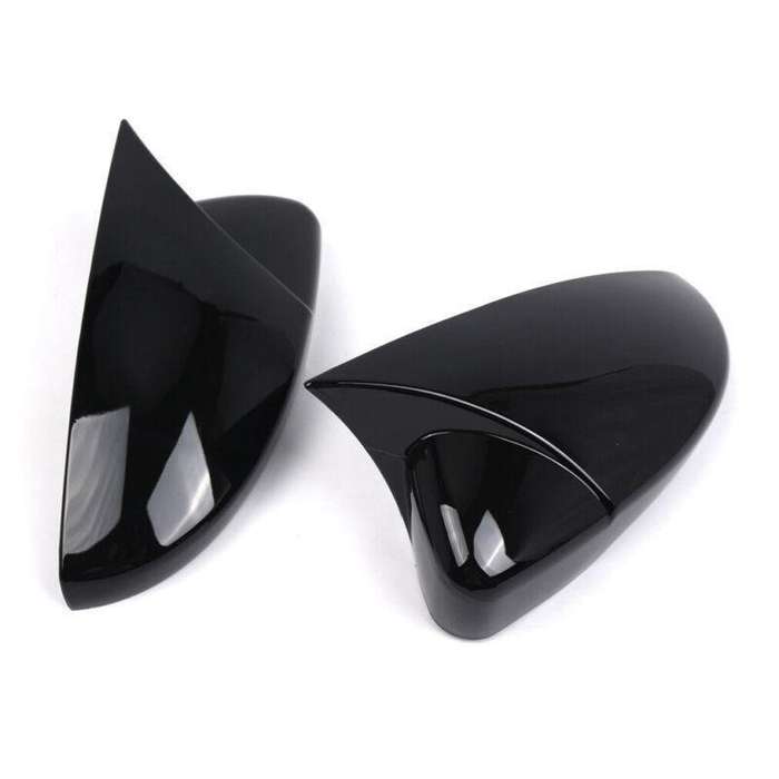 2x Rear View Wing Mirror Cover Caps For VW Jetta Passat CC Scirocco Gloss Black