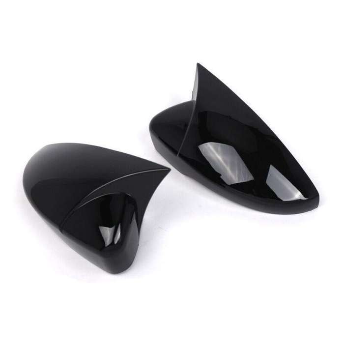 2x Rear View Wing Mirror Cover Caps For VW Jetta Passat CC Scirocco Gloss Black