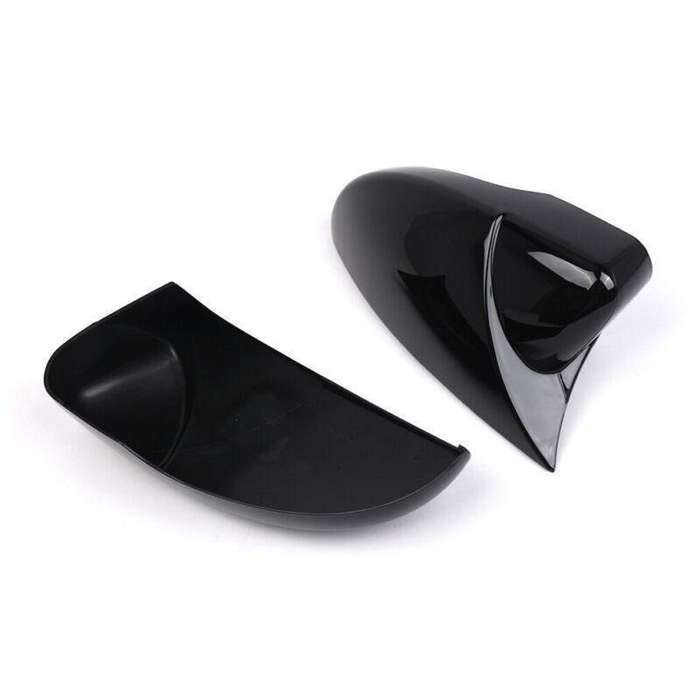 2x Rear View Wing Mirror Cover Caps For VW Jetta Passat CC Scirocco Gloss Black