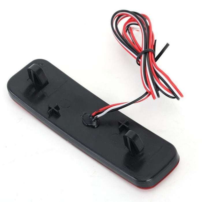 Pair Rear Bumper Reflector Brake Lights For Ford Transit Custom Connect TOURNEO