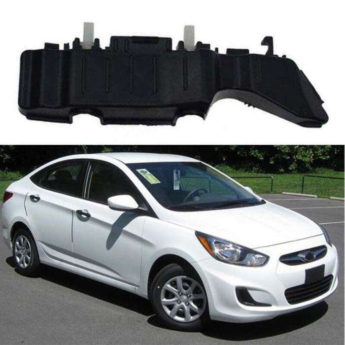 For Hyundai Accent 2012-2017 1 PC Left Upper Side Front Bumper Retainer Bracket