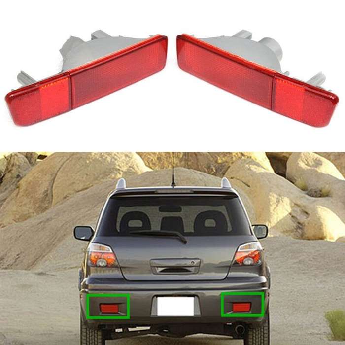 Rear Bumper Fog Lamp Light Reflector lamp For Mitsubishi Outlander 2003-2006