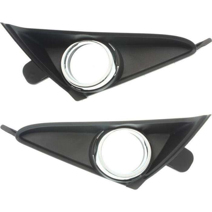 For Lexus GX460 2014-2021 Front Bumper Fog Light Bezel Cover Grille Pair