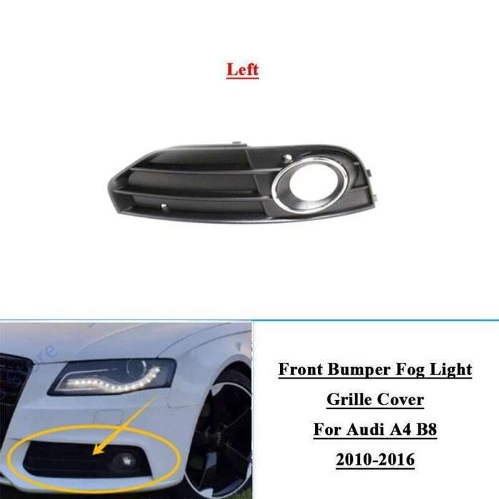 Front Bumper Fog Light Grille Cover For Audi A4 B8 2010-2016 Left 8K0807681J01C