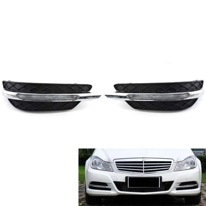 LED DRL Daytime Running Light Fog Lamp For Mercedes Benz W204 C-Class 2011-201