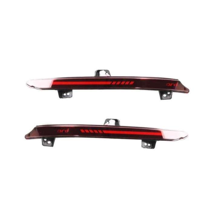 Red Rear Taillight Bumper Reflector Lights For Honda Accord 10th 18-20 Pair E