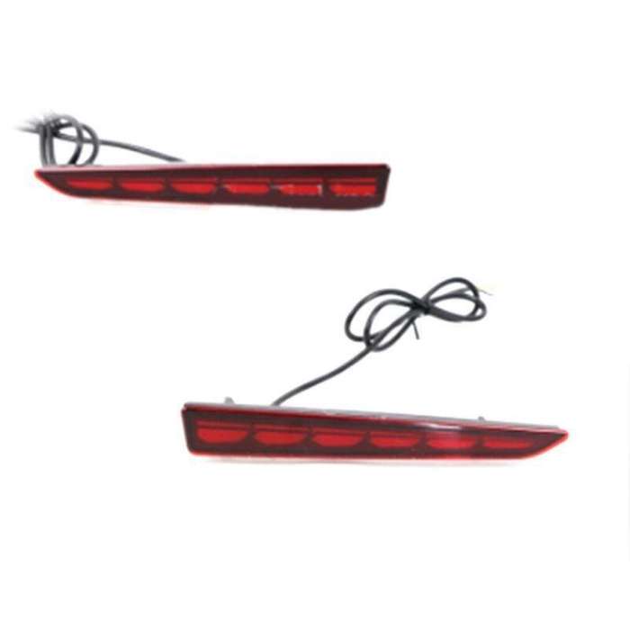 Red LED Rear Taillight Bumper Reflector Light For Toyota RAIZE 19-21 Pair
