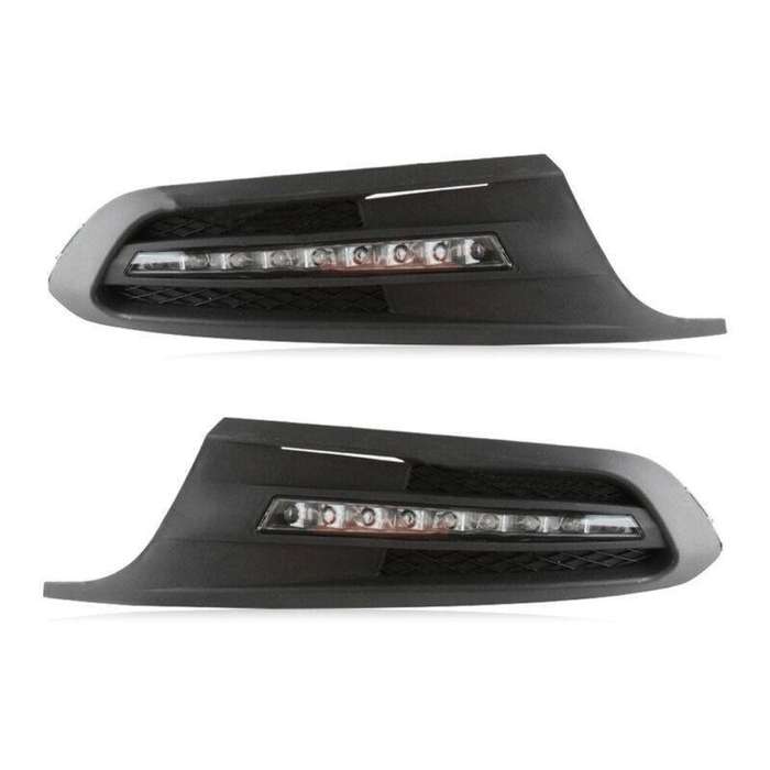 For Volkswagen Sagitar 12-14 Pair Daytime Running Light LED Fog Head Lamp DRL