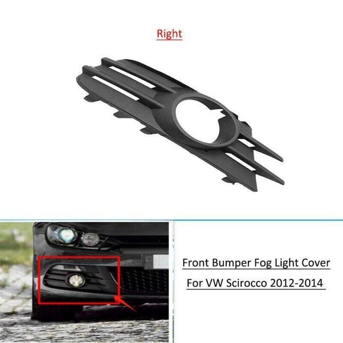 Front Bumper Fog Light Lamp Grille Cover For VW Scirocco 2012-2014 Right
