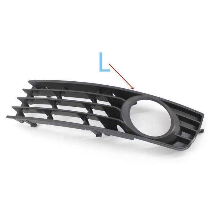 1x Front Bumper Fog Light Grille for Audi A4 B6 2002-2005 Left Passenger Grill