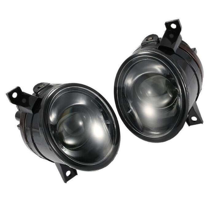 A Pair PROJECTOR Fog Light Lamp Black fit for VW GOLF GTI MK5 JETTA 2006-2010