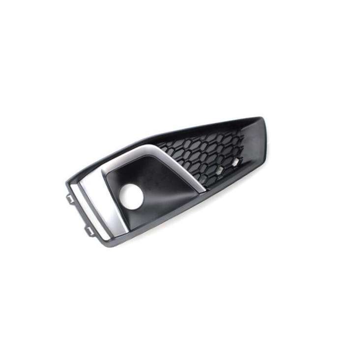 2x Front Bumper Fog Lamp Grille Cover For Audi A4 B9 2018-20 LR 8W0807681J/682J