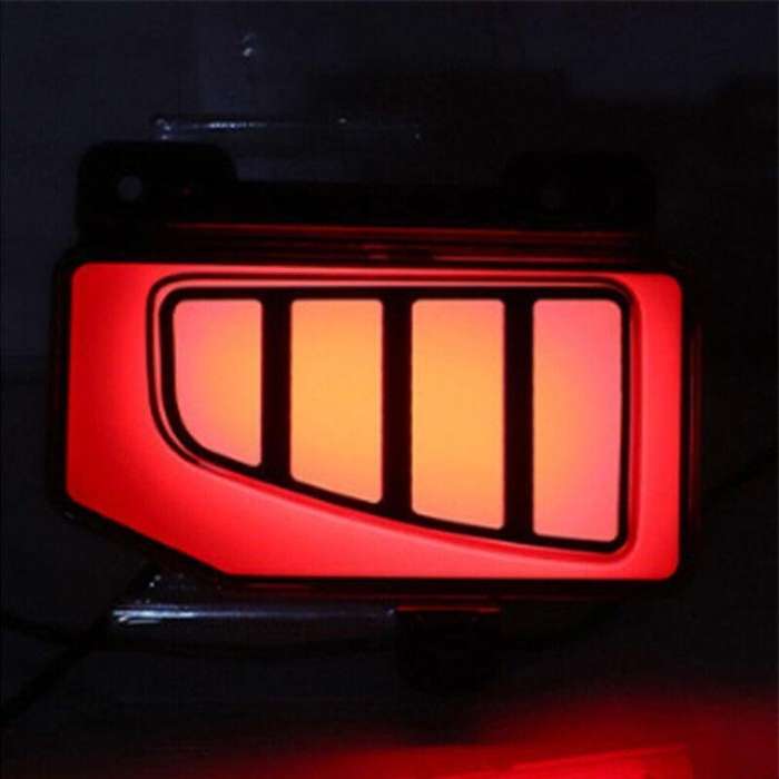 2x Rear Fog&amp;Brake Taillight Bumper Reflector Light For Jeep Gladiator 2019-2022