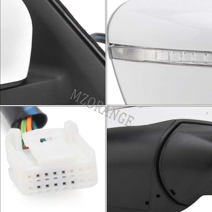 Right Passenger Side Mirror For Nissan Rogue 2017-2020 Power Folding Heated 9Pin