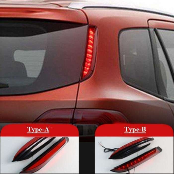 Rear Window Column Tail Brake Light Lamp For Ford Everest 2016-2019 Pair A