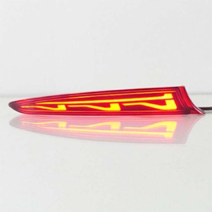 2x Rear Brake Taillight Bumper Reflector Lights For Chevrolet Monza RS 2019-24