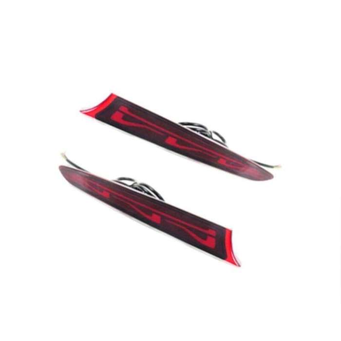 2x Rear Brake Taillight Bumper Reflector Lights For Chevrolet Monza RS 2019-24