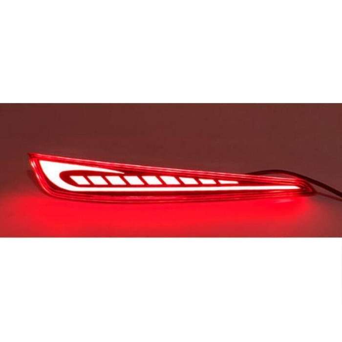 Rear Fog&amp;Brake Taillight Bumper Reflector Light For Hyundai I20 2020-2021 Pair
