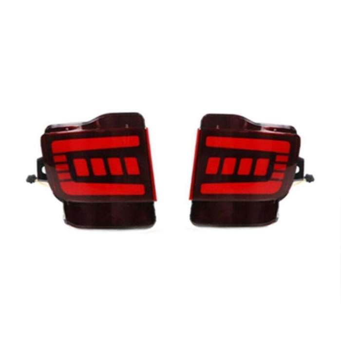 Red Rear Taillight Bumper Reflector Light For Toyota Land Cruiser 16-20 Pair A
