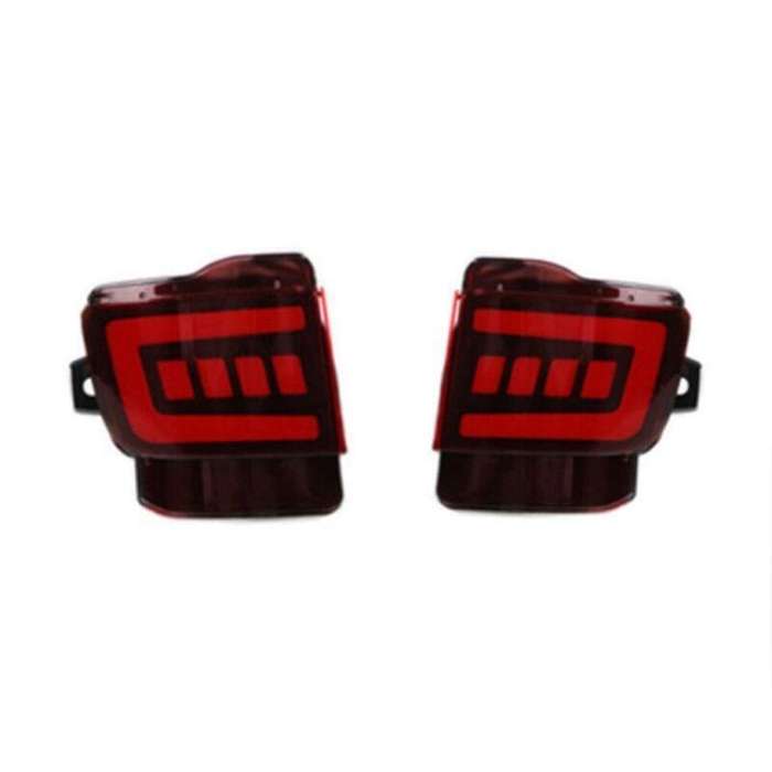 Red Rear Taillight Bumper Reflector Light For Toyota Land Cruiser 16-20 Pair B