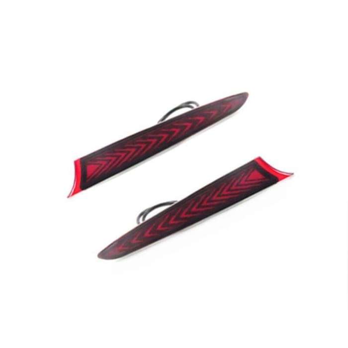 2x Rear Brake Taillight Bumper Reflector Lights For Chevrolet Monza RS 2019-24 B