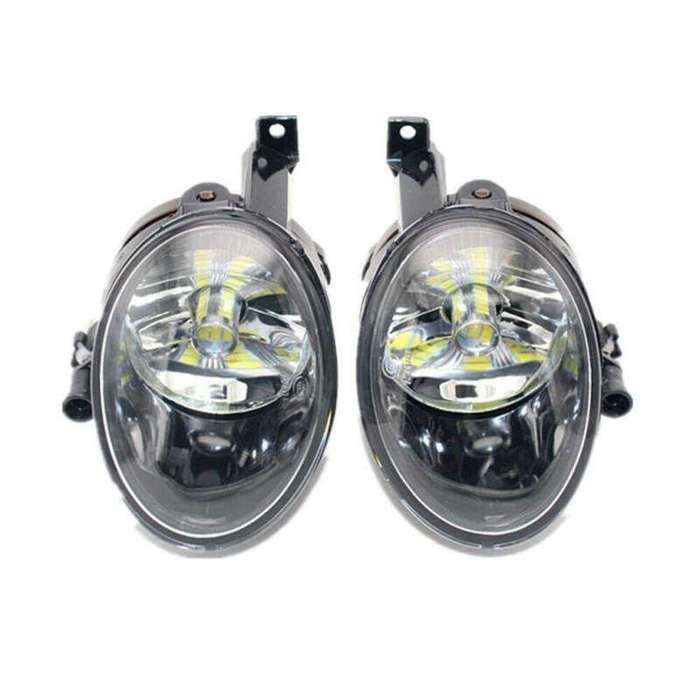 For Volkswagen VW Golf Jetta MK6 Tiguan Caddy Fog Lights Front Bumper Lamps Pair