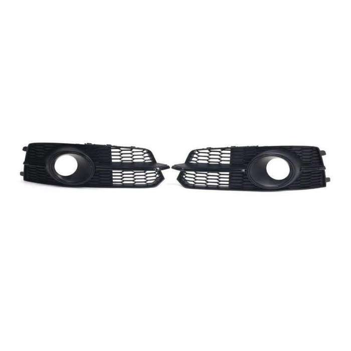 Front Bumper Fog Light Grille Cover For Audi A6 C7 S-LINE 14-18 C7 facelift Pair
