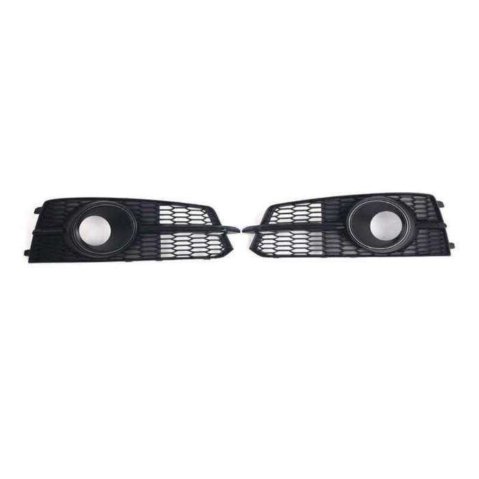 Front Bumper Fog Light Grille Cover For Audi A6 C7 S-LINE 14-18 C7 facelift Pair