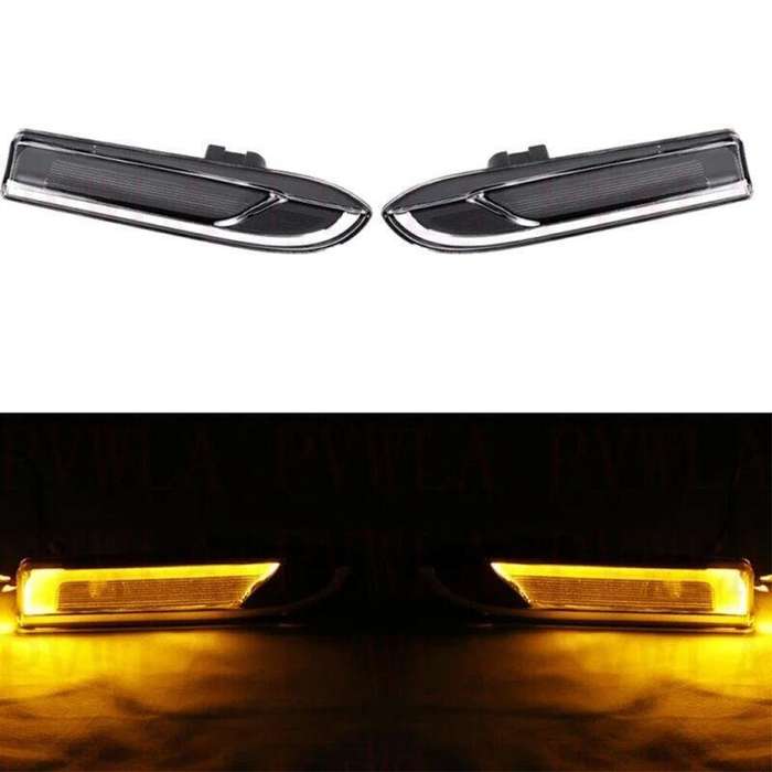 For Porsche Panamera 970 2010-2016 Fender Turn Signal Light Lamp Pair