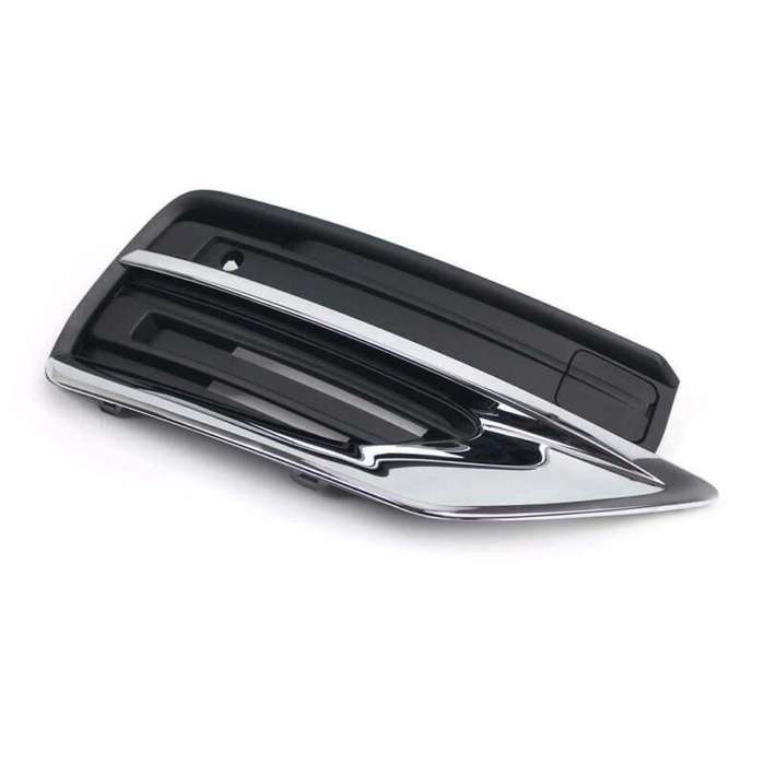2x ABS Front Bumper Fog Light Cover Fog Lamp Grille For Volvo XC90 2020-2021