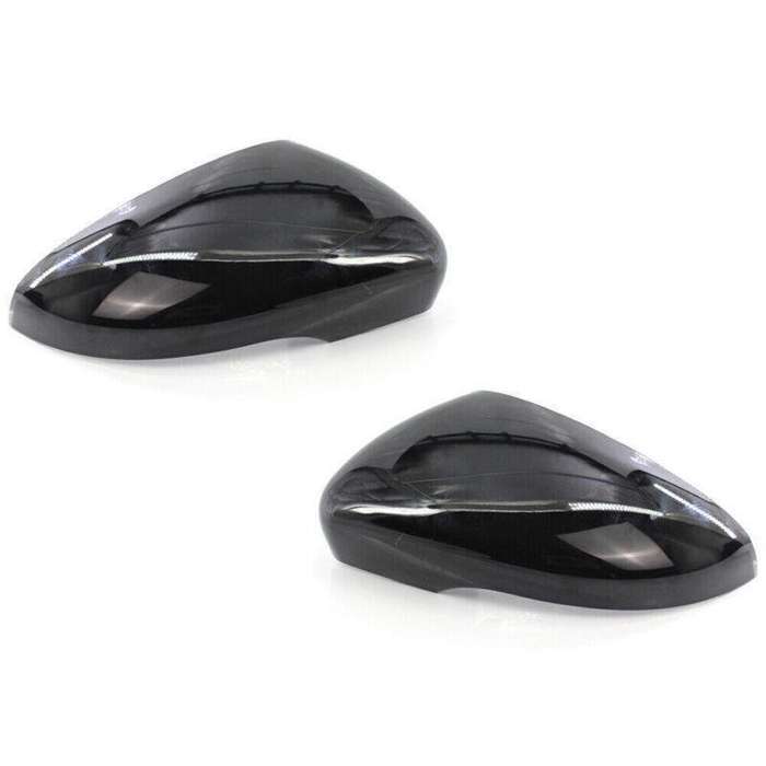 L&amp;R Gloss Black Wing Rearview Mirror Cover Cap Set Fit for VW Golf MK6 2009-13