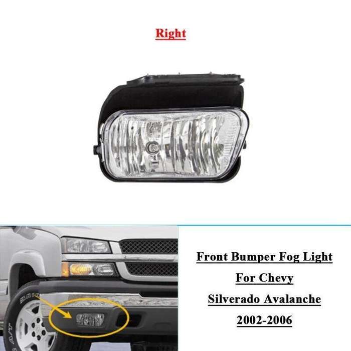 Front Bumper Fog Light For Chevy Silverado Avalanche 2002-2006 Right GM2593127