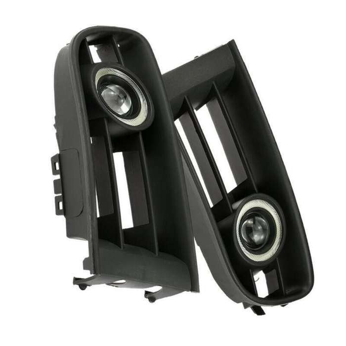 Fog Light Grille LED Angel Eyes fit for VW POLO 01-04