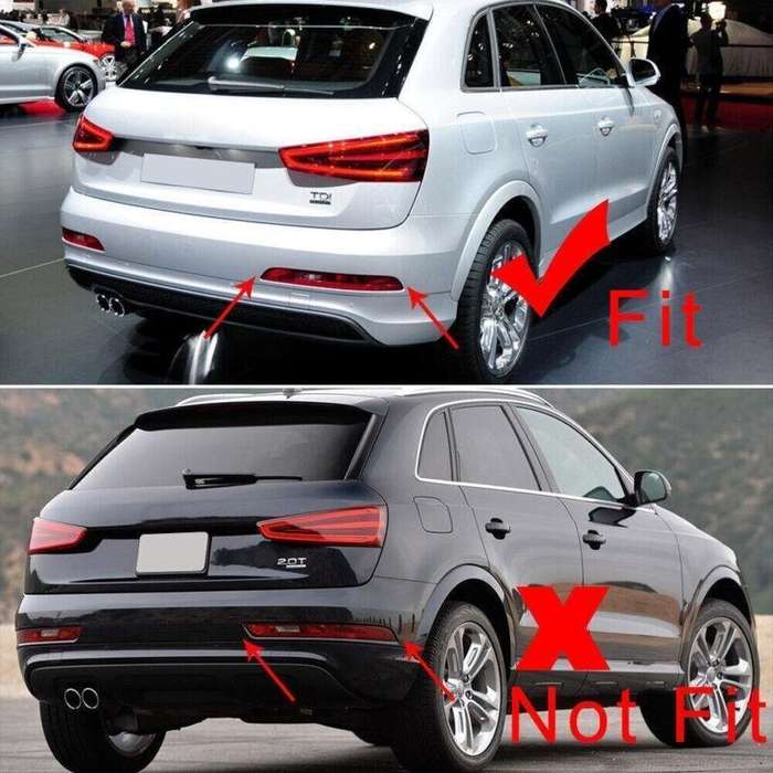 Rear Left Bumper Tail Light Reverse Lamp Red 8UD 945 095 For Audi Q3 2012-2015