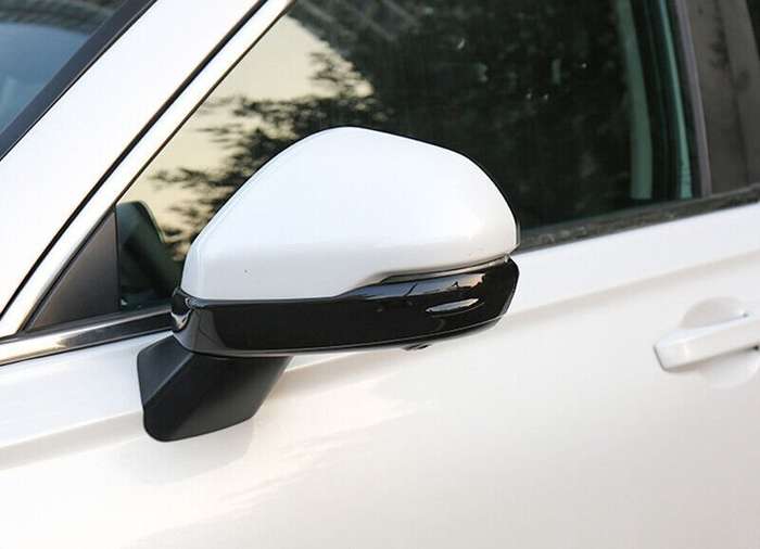 Bright Black Rear View Mirror Anti-Scratch Strip For Honda CRV CR-V 2023-2024
