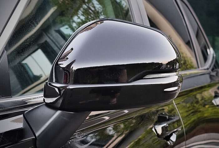 Bright Black Rear View Mirror Anti-Scratch Strip For Honda CRV CR-V 2023-2024
