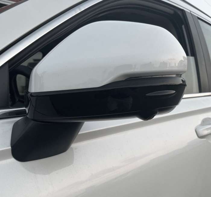 Bright Black Rear View Mirror Anti-Scratch Strip For Honda CRV CR-V 2023-2024