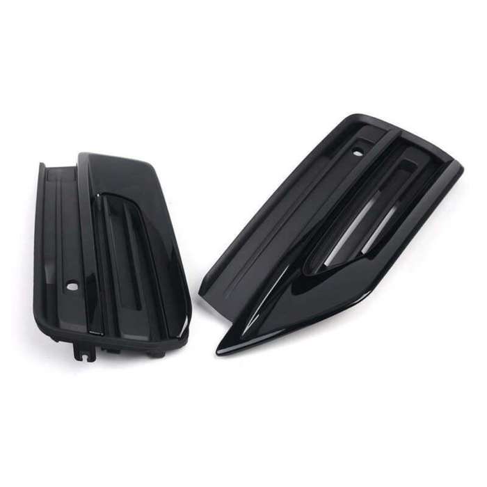 For Volvo XC90 2020-2021 Front Bumper Fog Light Cover Fog Lamp Grille Pair