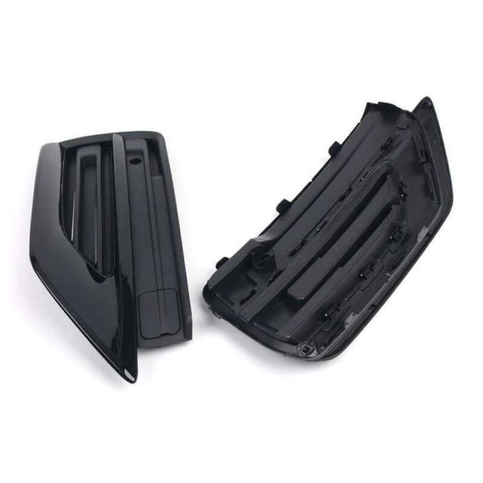 For Volvo XC90 2020-2021 Front Bumper Fog Light Cover Fog Lamp Grille Pair