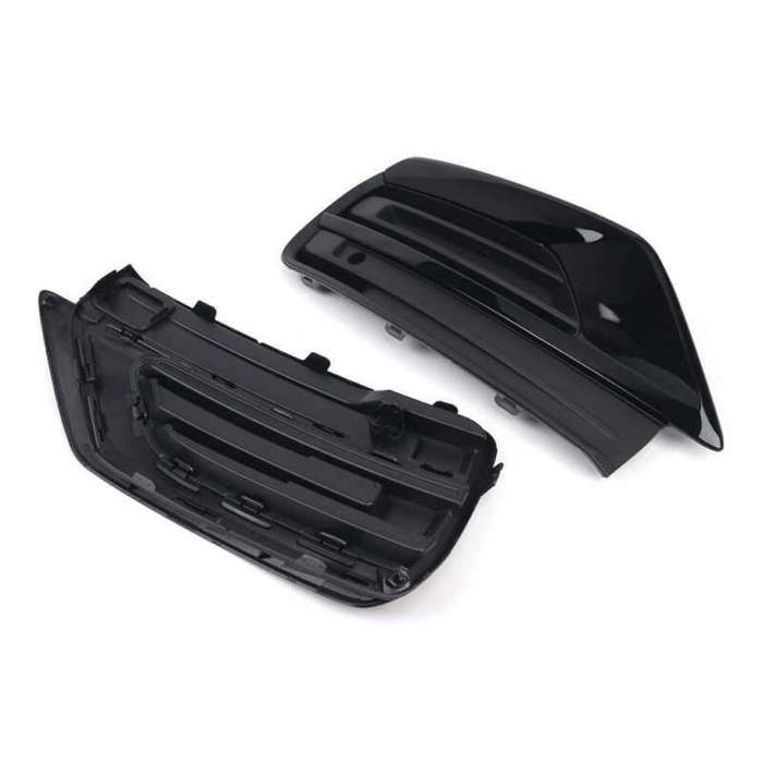 For Volvo XC90 2020-2021 Front Bumper Fog Light Cover Fog Lamp Grille Pair