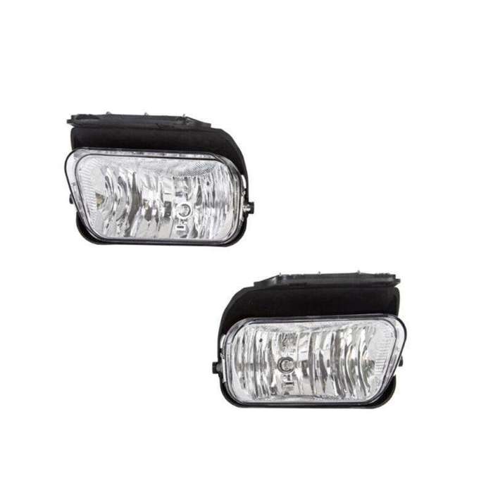 2xFront Bumper Fog Lights For Chevy Silverado Avalanche 02-06 LR GM2592127/3127