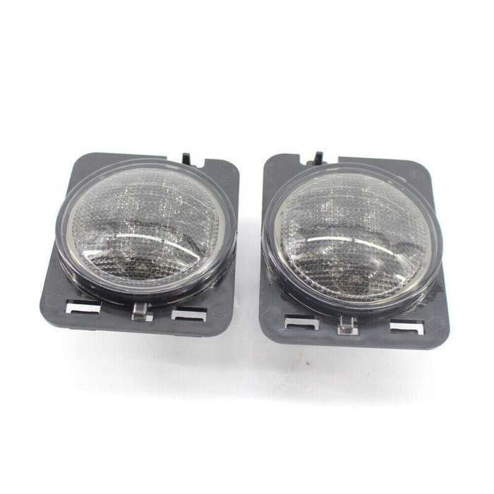 Eyebrow LED Smoke Lights LED Turn Signal Fender Side Fit For Jeep Wrangler 07-17