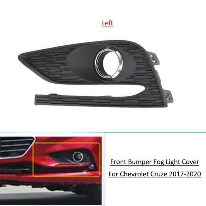 For Chevrolet Cruze 2018-2020 Front Bumper Fog Light Grille Bezel Cover Left