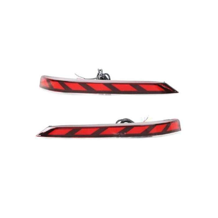 2x Red Rear Brake Taillight Bumper Reflector Lights For Changan UNI-T 2020-2022