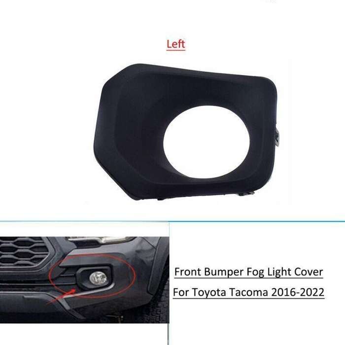 Lower Bumper Fog Light Cover Bezel Grille For Toyota Tacoma 2016-2021 Left Side