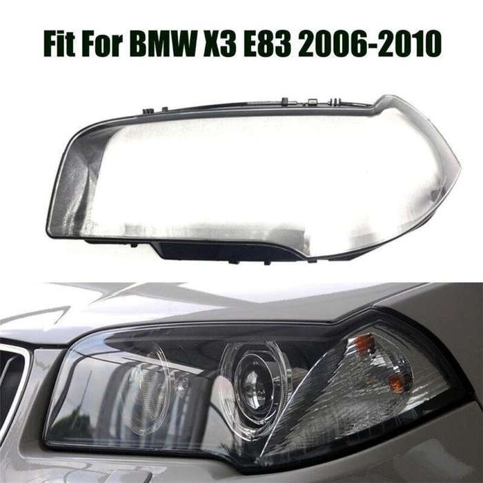 Fit For BMW X3 E83 2006-2010 Headlight Headlamp Clear Lens Left Cover