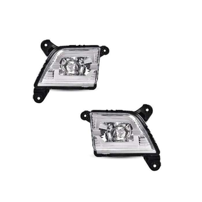 2x Front Bumper Fog Lights For Chevrolet Silverado 1500 2500 HD 2019-2022 B